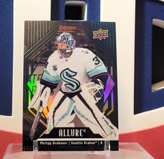 Philipp Grubauer 2022-23 - Black Rainbow #24 Allure Upper Deck